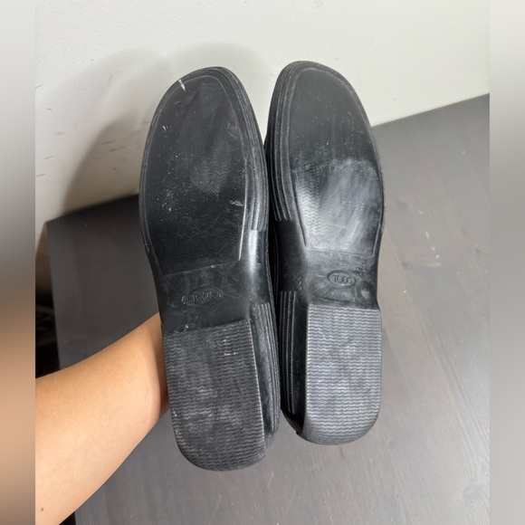 Tod’s Loafers -Brown Leather Slip-On Driving Shoes Penny Loafers - Picture 6 of 8